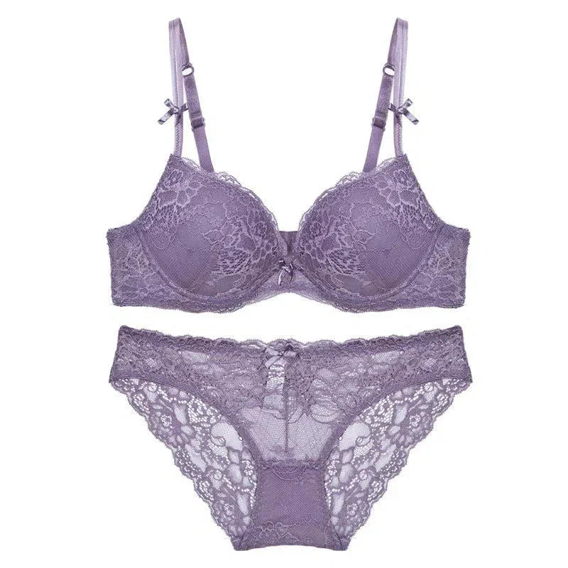 Dolores – Lace padded – Lingerie set-10174861312327-Ivory Ombre