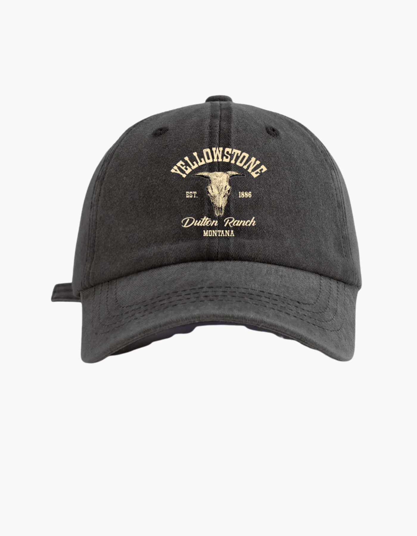 Duramont – Western ranch – Cotton baseball cap-10174849974599-Ivory Ombre