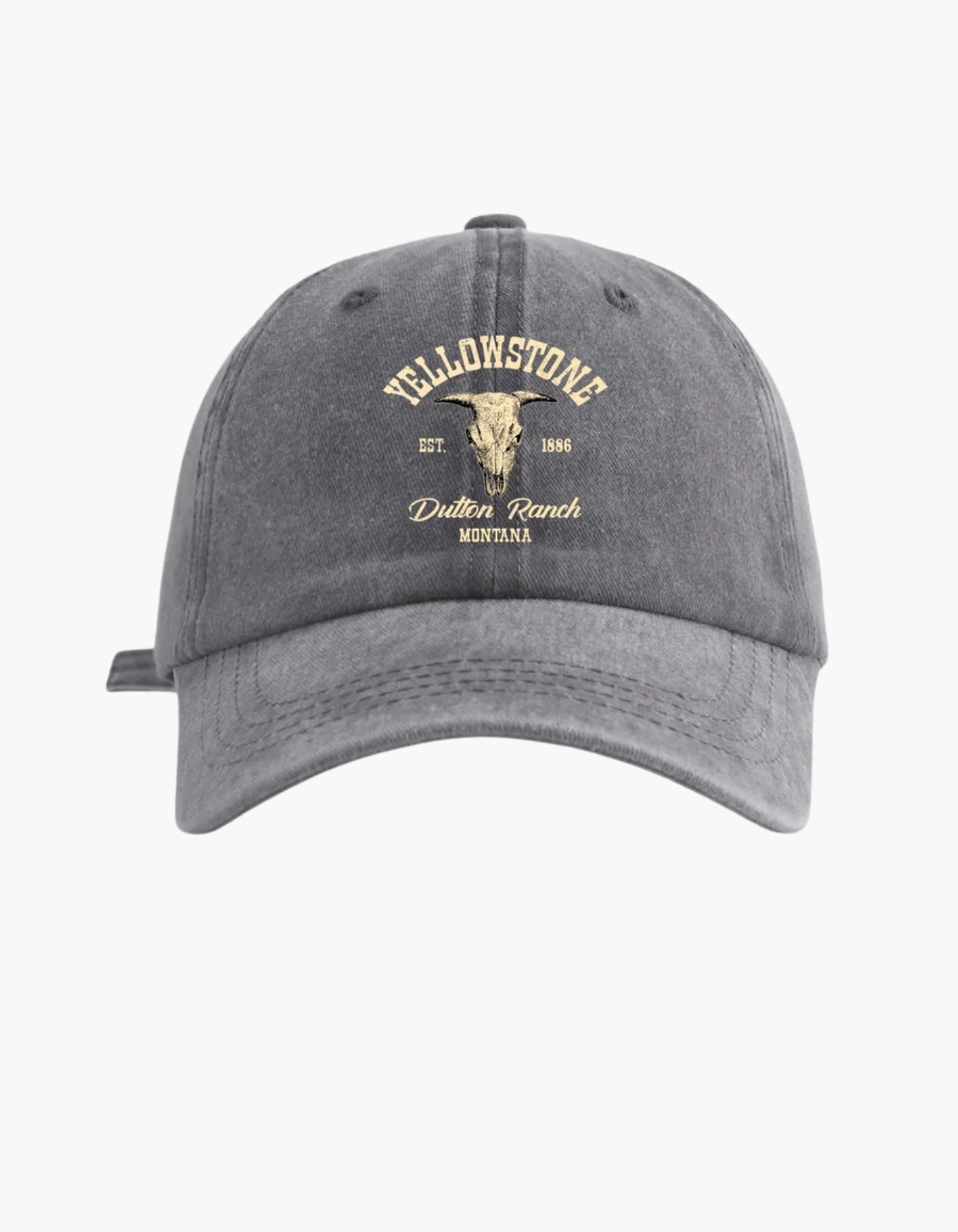 Duramont – Western ranch – Cotton baseball cap-10174849974599-Ivory Ombre