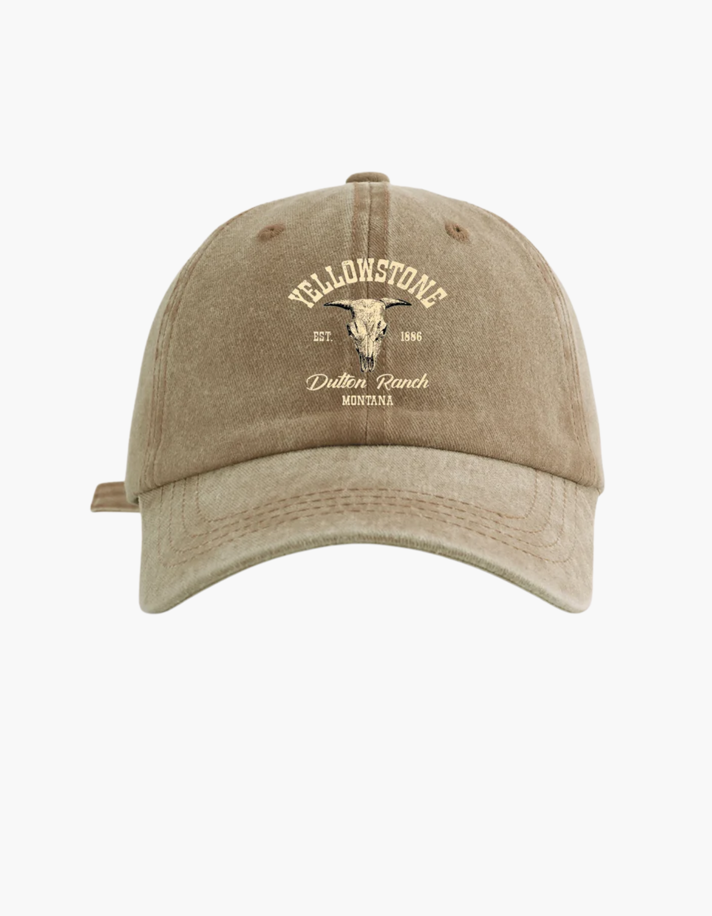 Duramont – Western ranch – Cotton baseball cap-10174849974599-Ivory Ombre