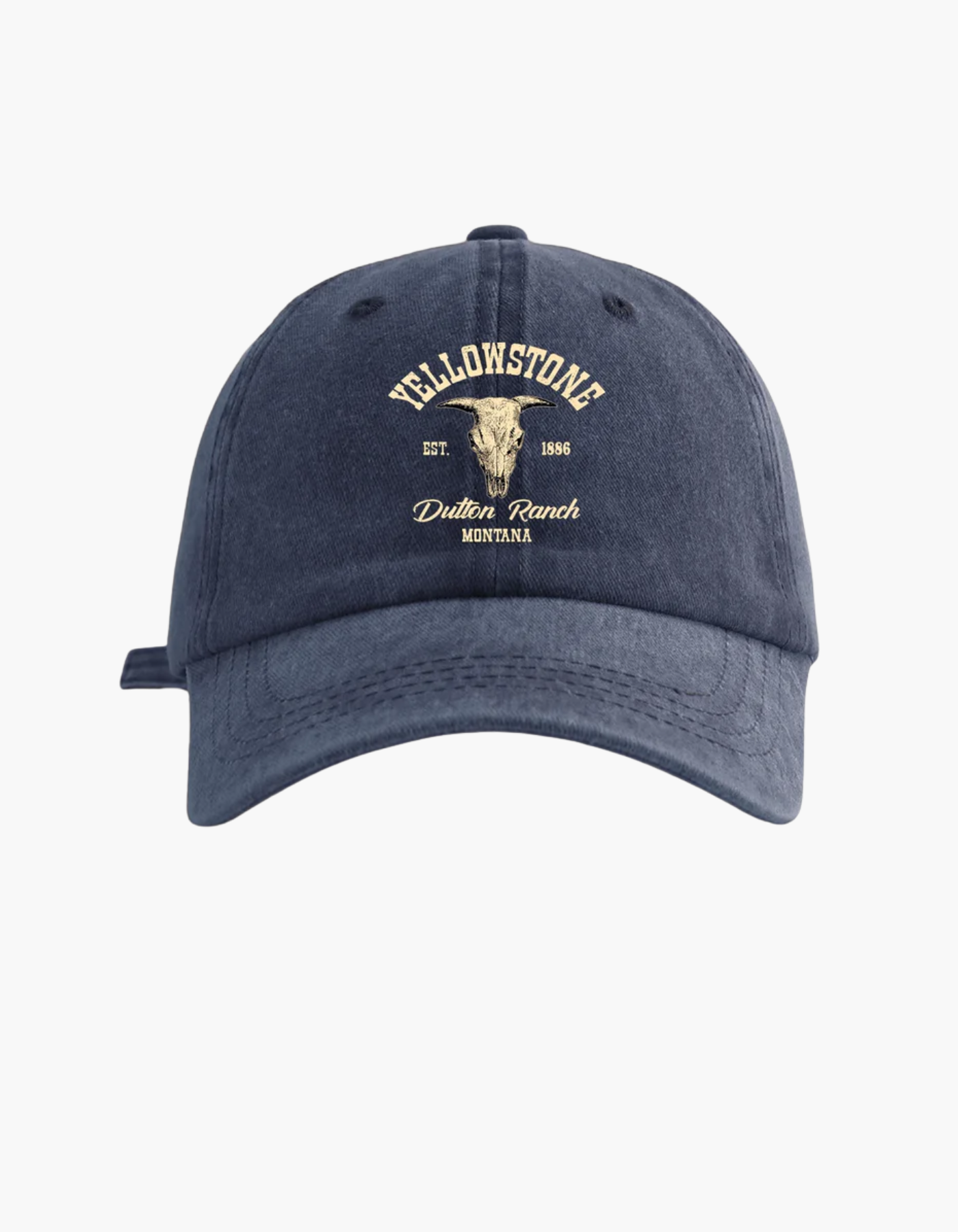 Duramont – Western ranch – Cotton baseball cap-10174849974599-Ivory Ombre