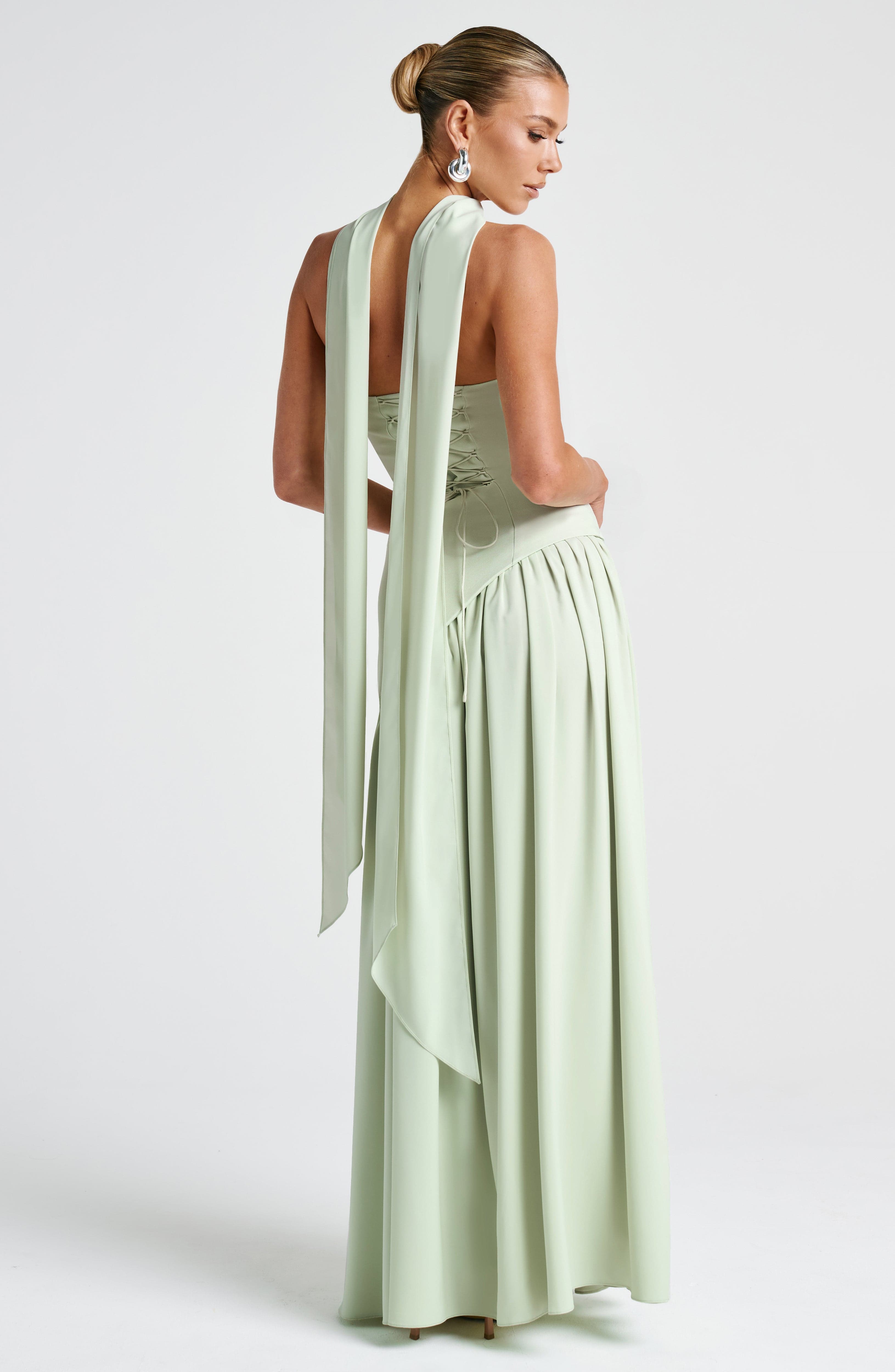 Elarisse – Sculpted contrast – Strapless evening dress-10174852366663-Ivory Ombre