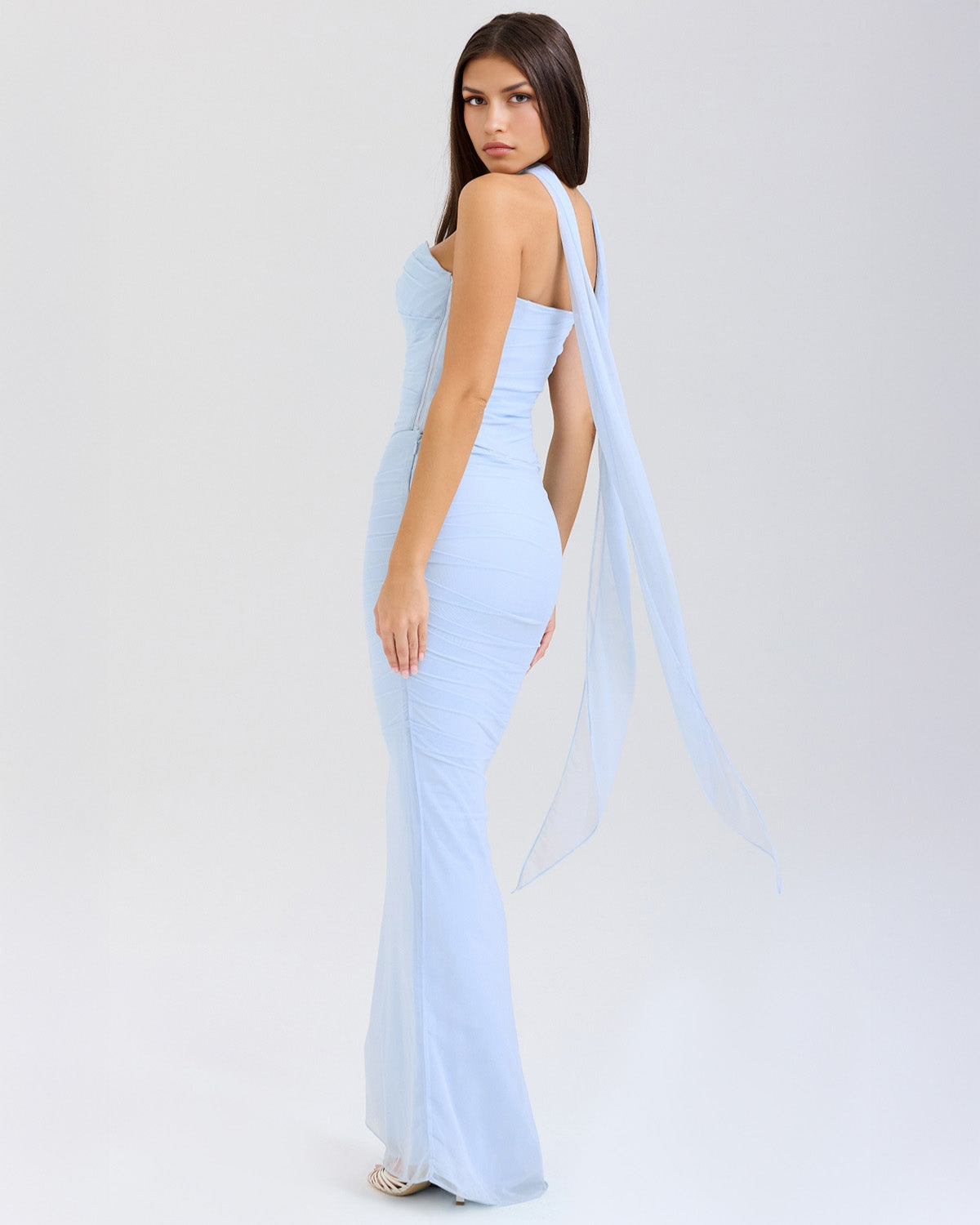 Elisari – Draped neckline – Evening gown-10192062546247-Ivory Ombre