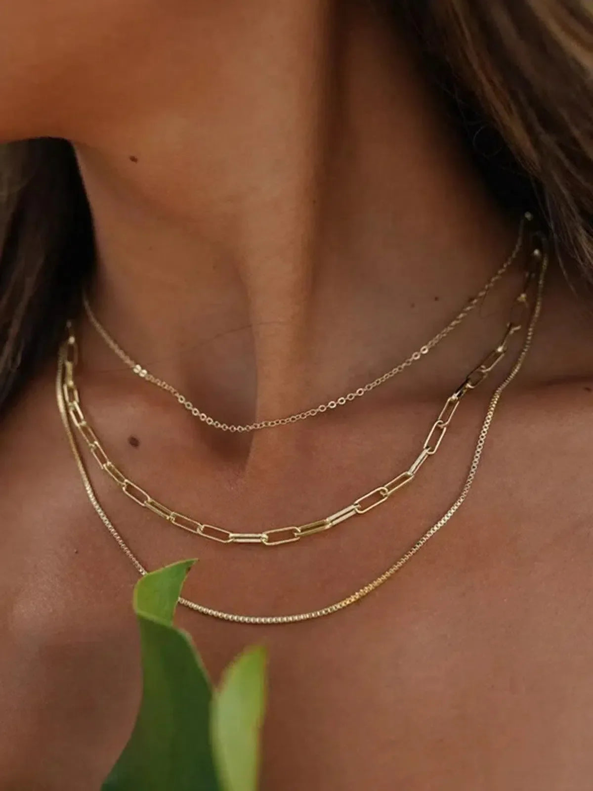Étoile – Parisian chic design – Layered necklace-10173354803527-Ivory Ombre