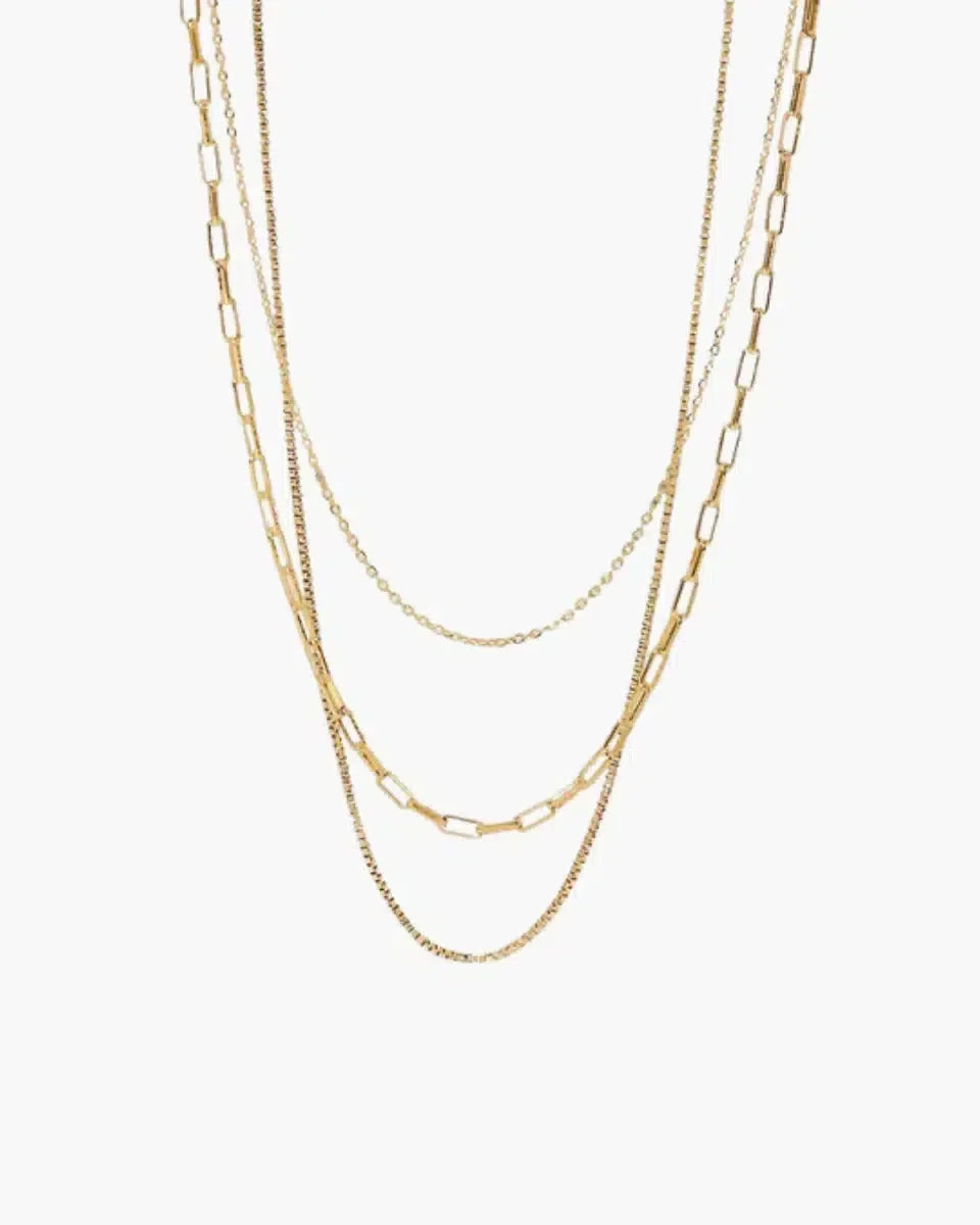 Étoile – Parisian chic design – Layered necklace-10173354803527-Ivory Ombre