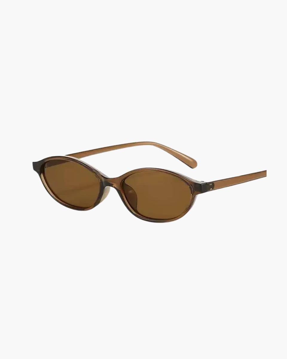 Fiamma – Vintage-inspired design – Oval sunglasses-10173345759559-Ivory Ombre