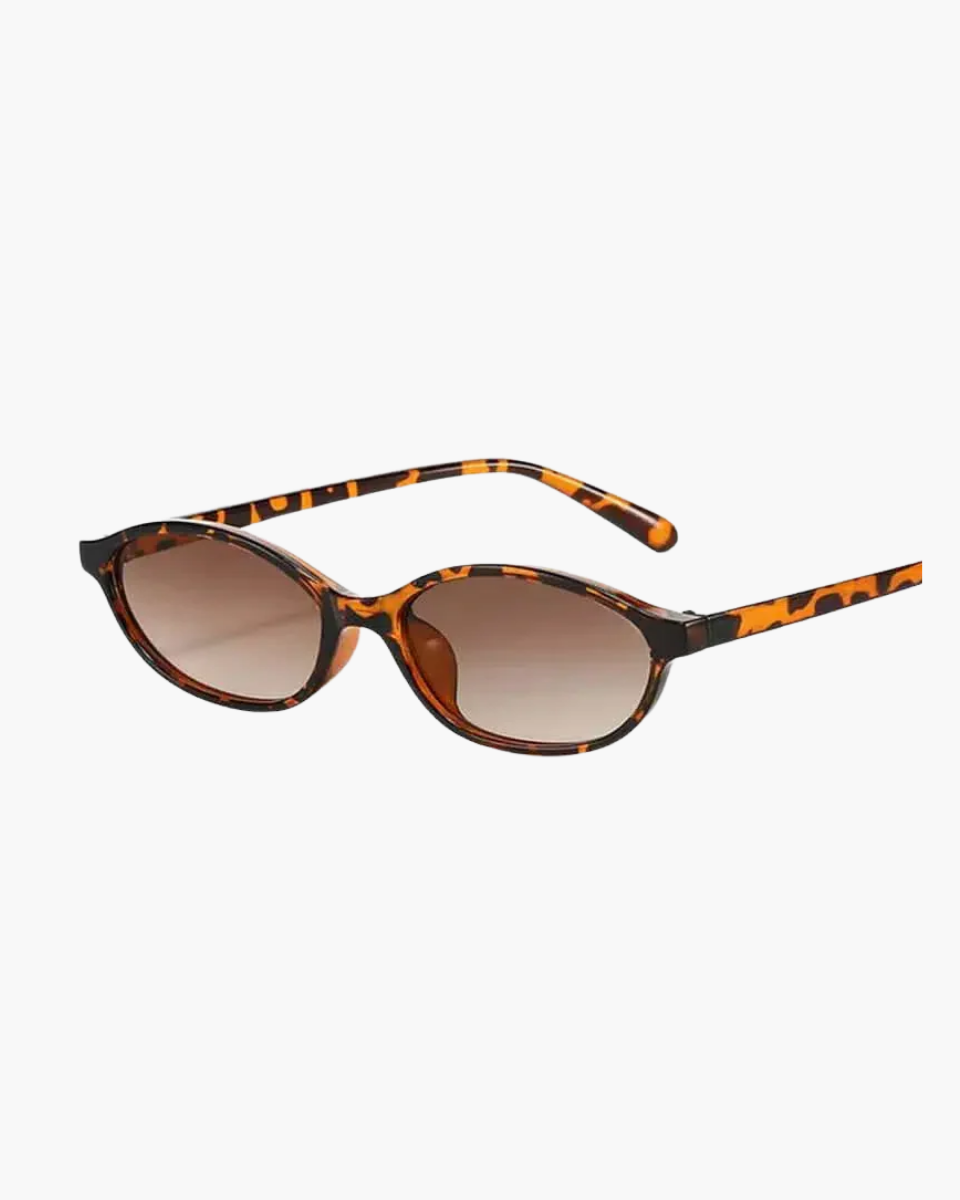 Fiamma – Vintage-inspired design – Oval sunglasses-10173345759559-Ivory Ombre