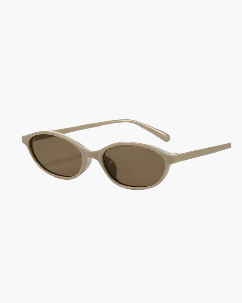 Fiamma – Vintage-inspired design – Oval sunglasses-10173345759559-Ivory Ombre