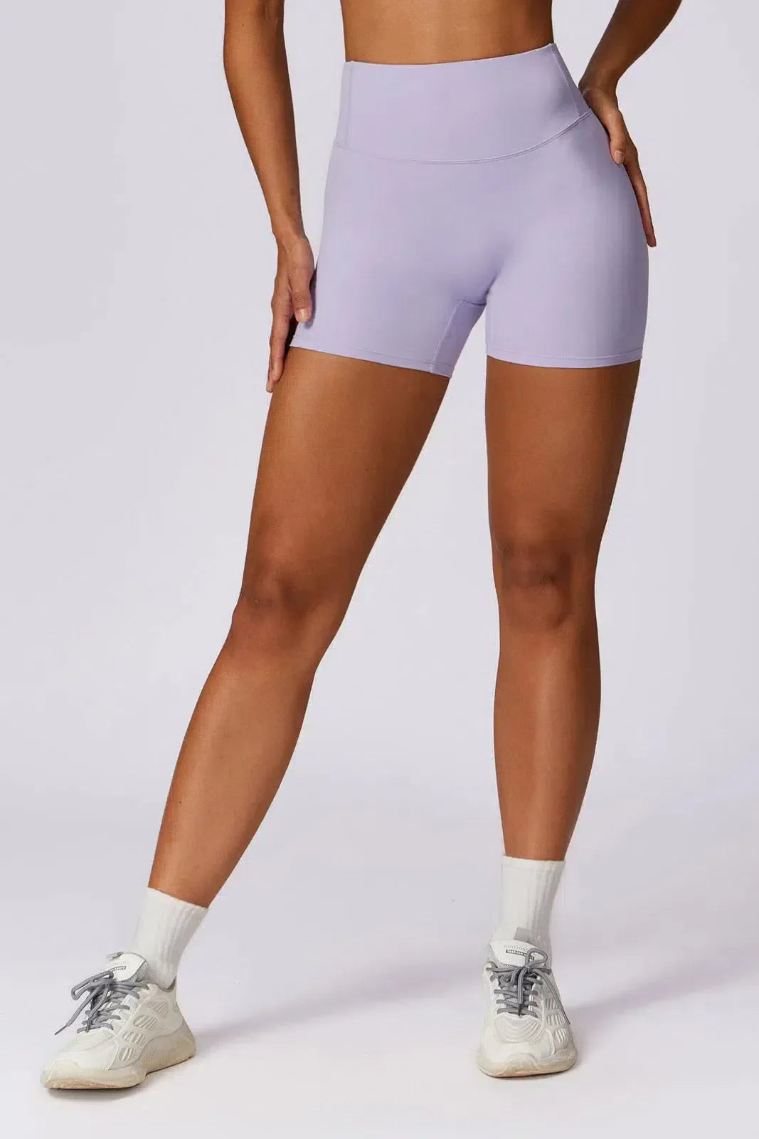 Fionnuala – High-waisted fit – Sweat-proof shorts-10174786011463-Ivory Ombre
