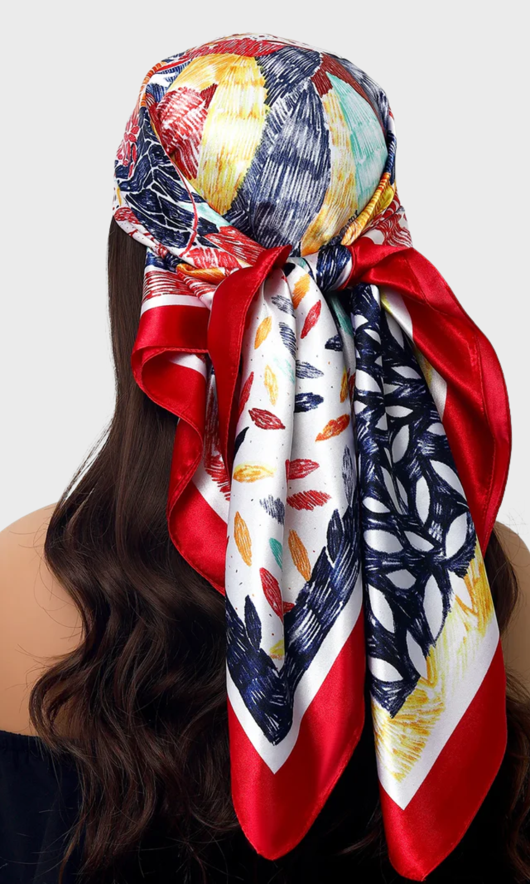Fioretta – Vibrant mosaic – Headscarf-10174848958791-Ivory Ombre