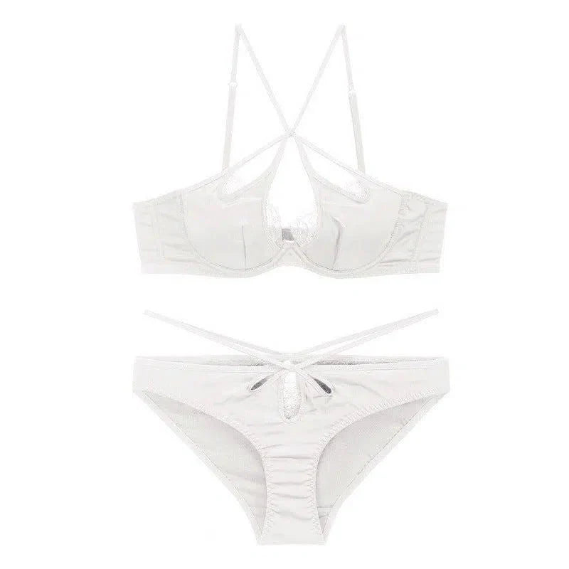 Florana – Lace halter – Lingerie set-10174861869383-Ivory Ombre
