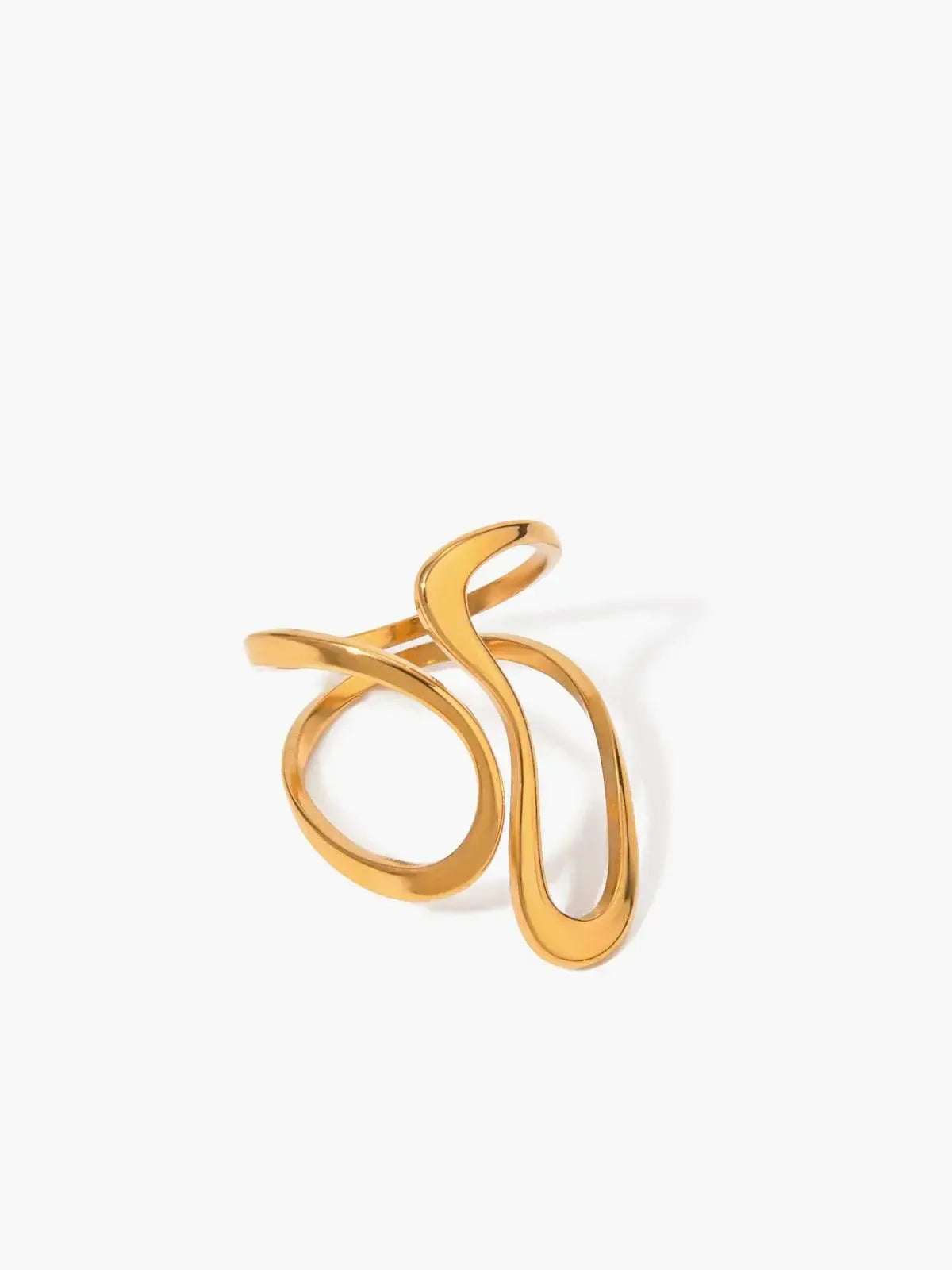 Florelle – Spiral design – Statement ring-10173353984327-Ivory Ombre