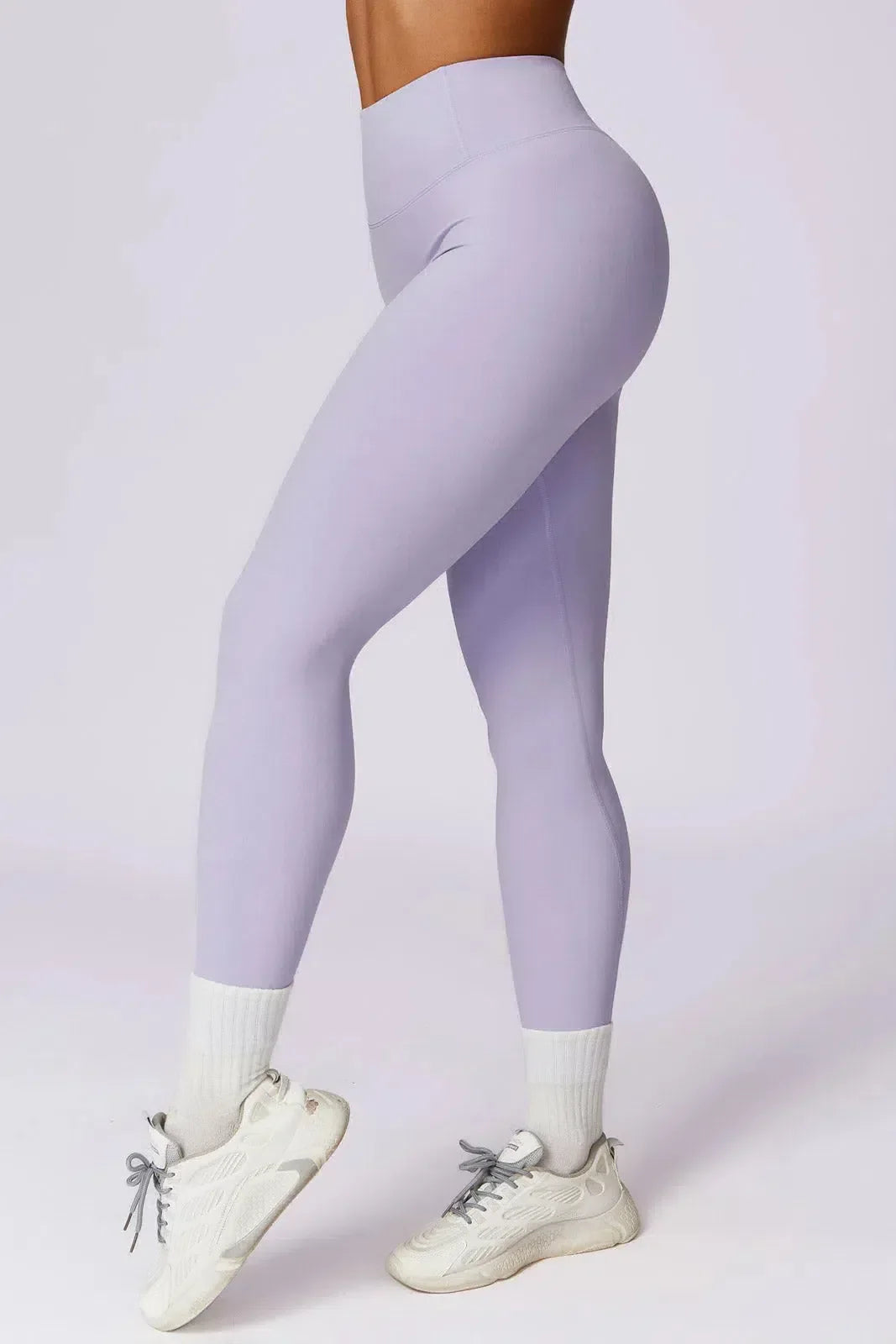 Galilea – High-waisted fit – Workout tights-10174783586631-Ivory Ombre