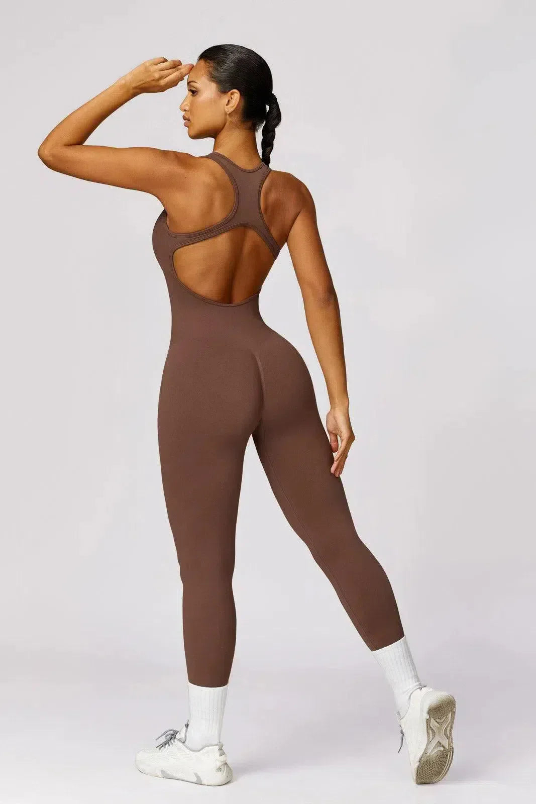 Imara – Built-in bra – All-day gym jumpsuit-10174779294023-Ivory Ombre