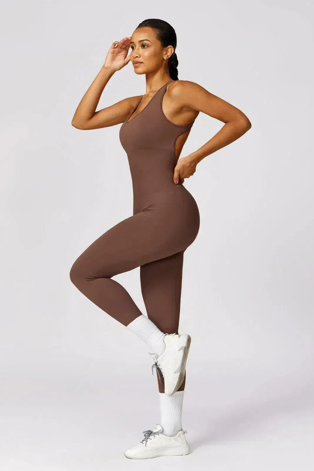 Imara – Built-in bra – All-day gym jumpsuit-10174779294023-Ivory Ombre