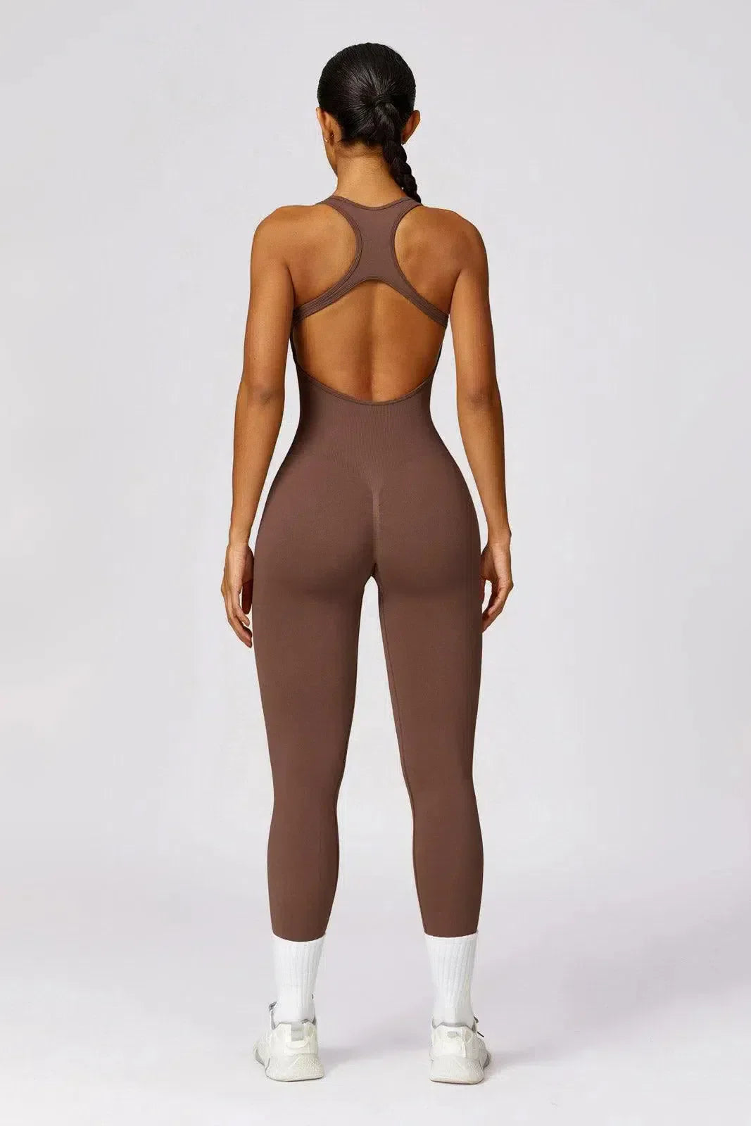 Imara – Built-in bra – All-day gym jumpsuit-10174779294023-Ivory Ombre