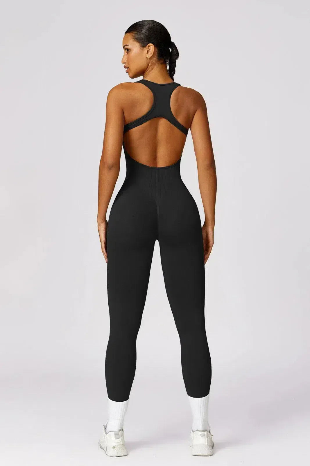 Imara – Built-in bra – All-day gym jumpsuit-10174779294023-Ivory Ombre
