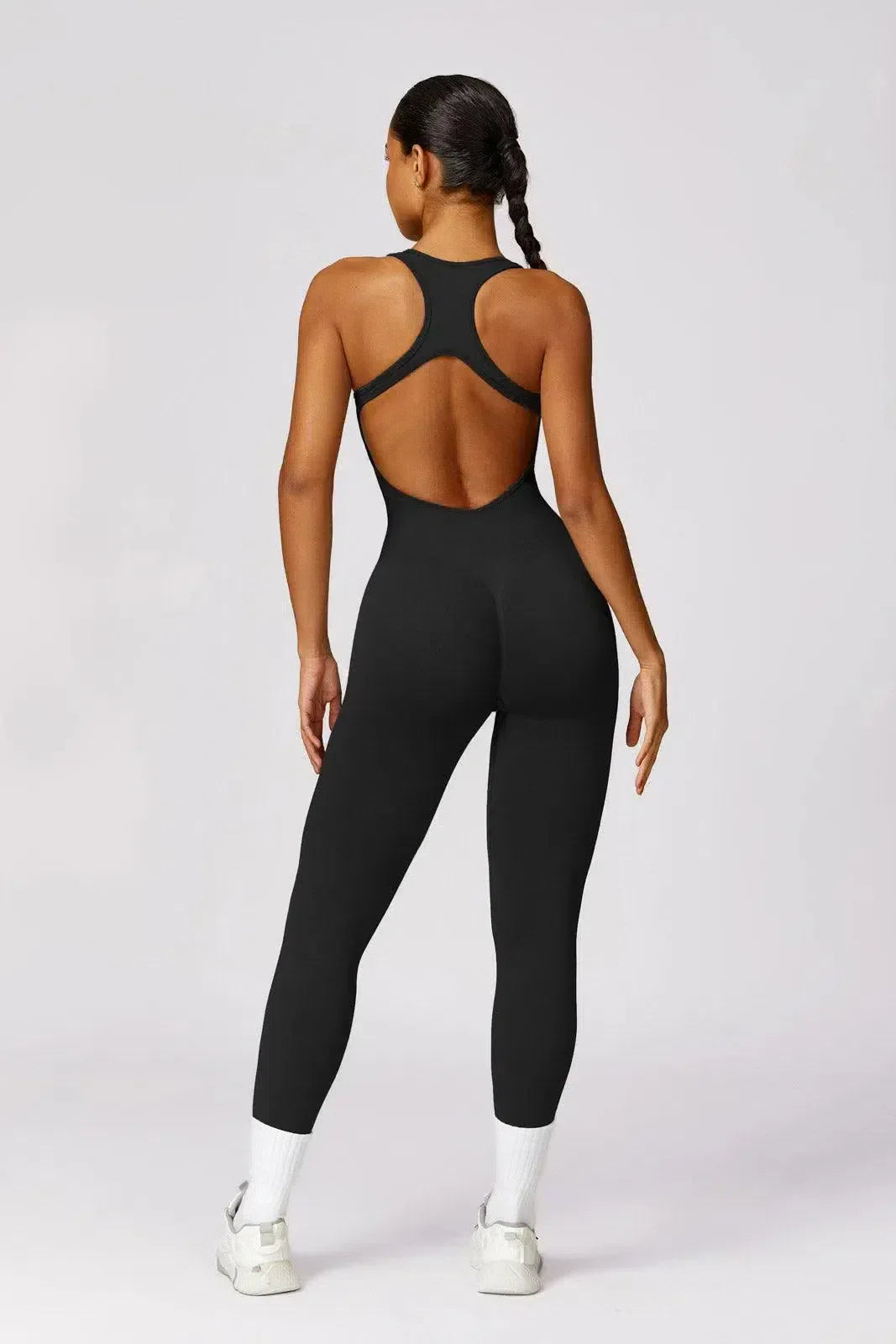 Imara – Built-in bra – All-day gym jumpsuit-10174779294023-Ivory Ombre