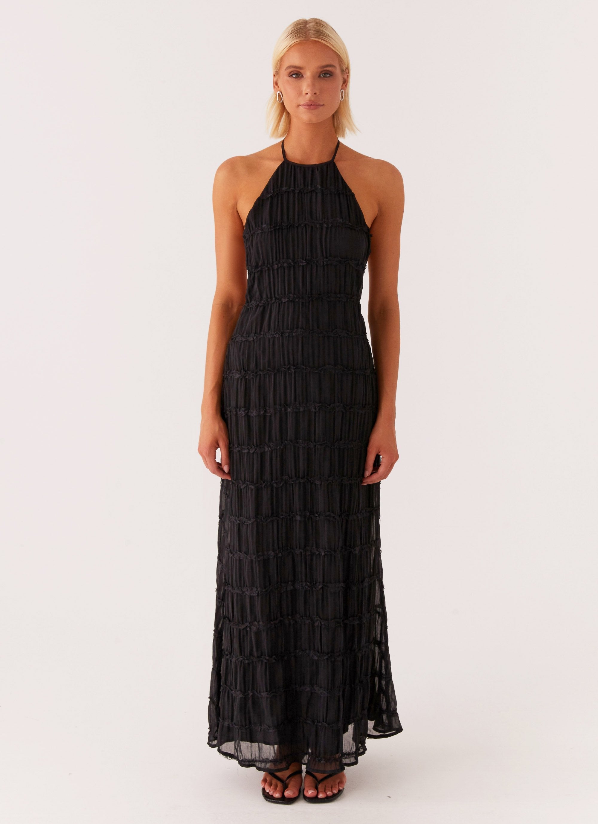 Isadora – Ethereal elegance – Halter maxi dress-10174731944263-Ivory Ombre