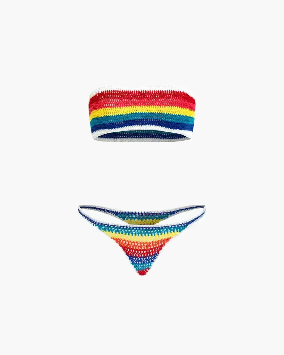 Islena – Bohemian style – Crochet bikini set-10174709465415-Ivory Ombre
