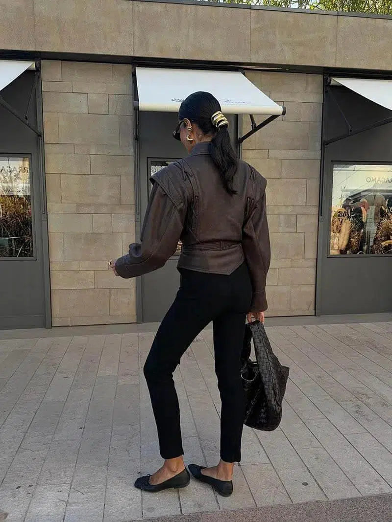Katniss – Western-inspired style – Leather jacket-10174771986759-Ivory Ombre