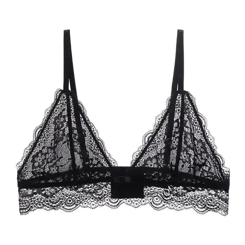 Linore – Lace triangle – Bralette-10174862197063-Ivory Ombre