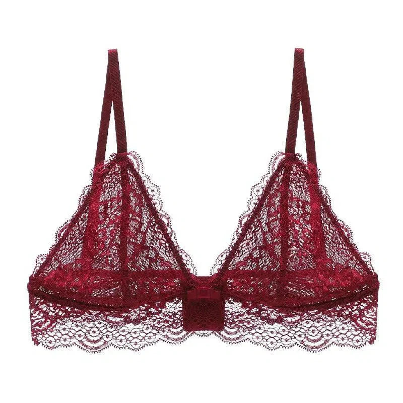 Linore – Lace triangle – Bralette-10174862197063-Ivory Ombre