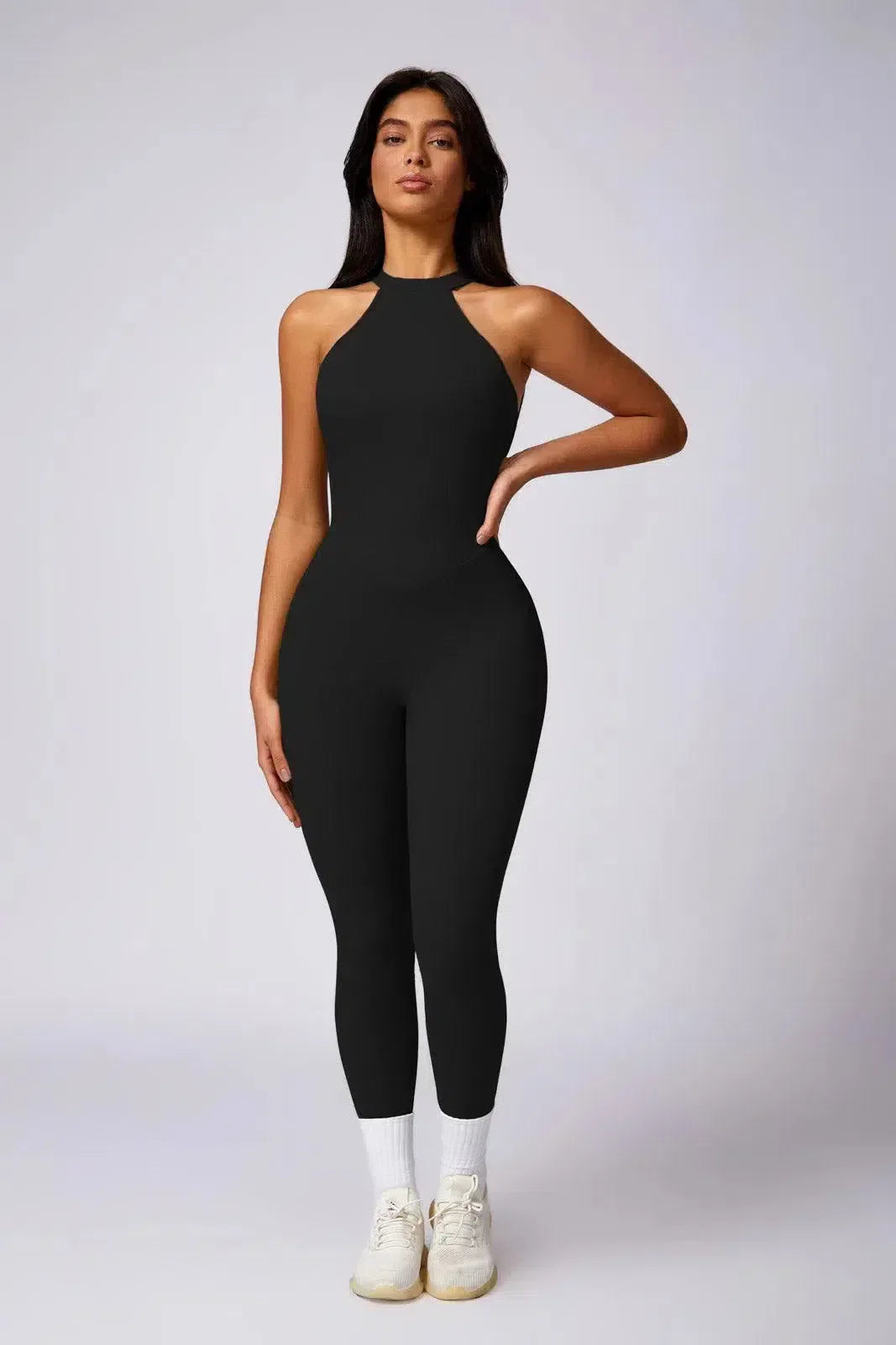Lolanda – Open-back design – Relaxed fit jumpsuit-10174776770887-Ivory Ombre