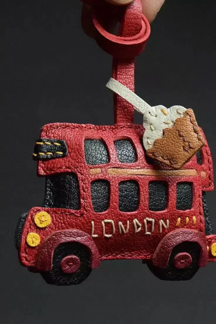 London Bus – Classic design – Bag Charm-10174675681607-Ivory Ombre