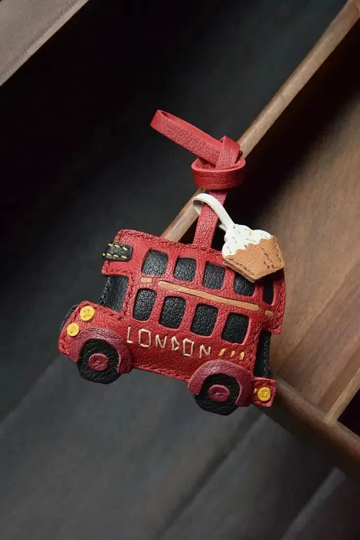 London Bus – Classic design – Bag Charm-10174675681607-Ivory Ombre