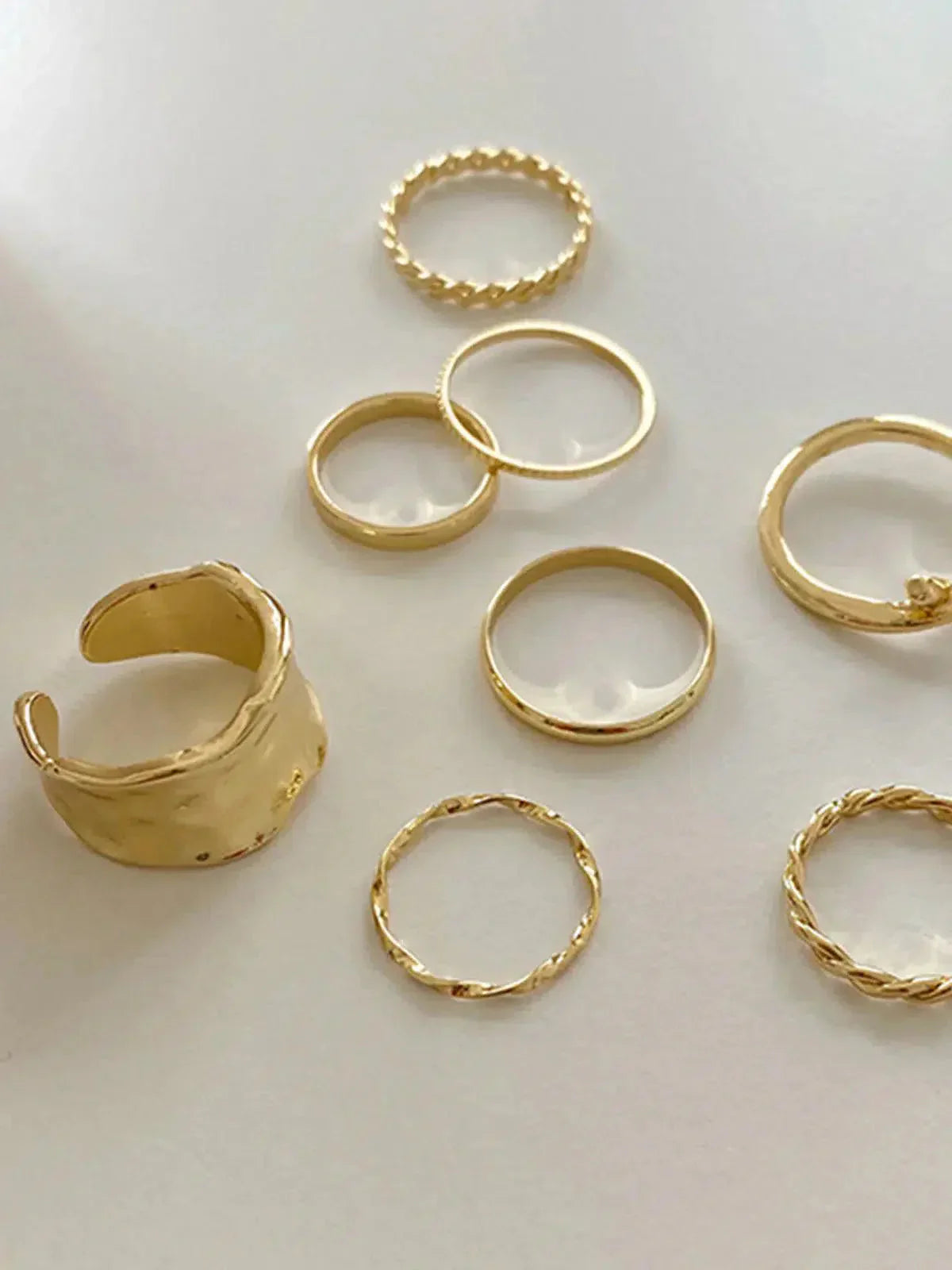 Lorena Elegante – Minimalist design – Ring set-10173354115399-Ivory Ombre