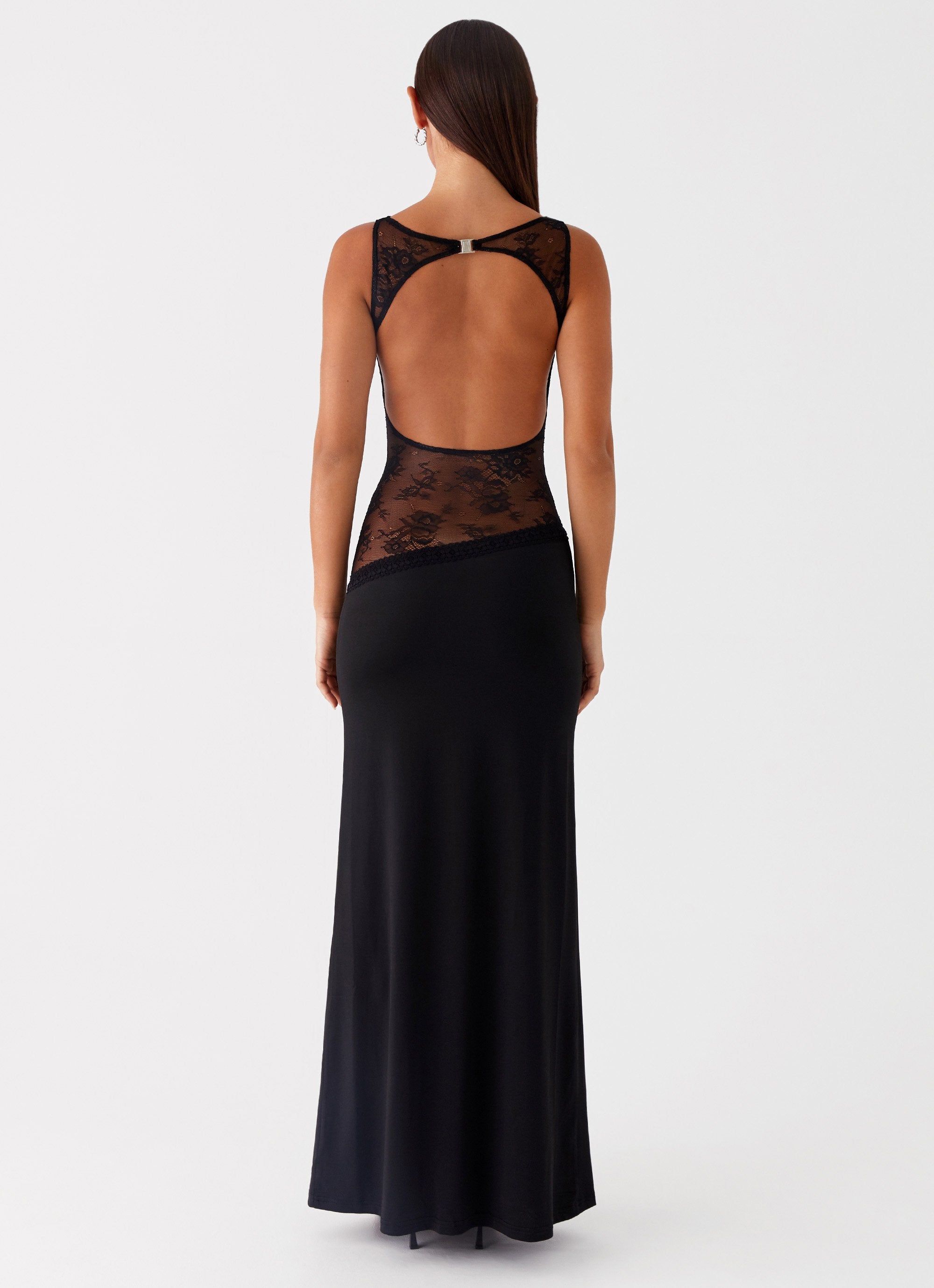 Lucindae – Flowing silhouette – Maxi dress-10174740332871-Ivory Ombre