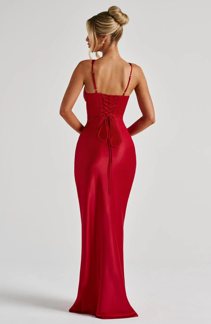 Lumivette – Sculpted elegance – Evening gown-10174863638855-Ivory Ombre