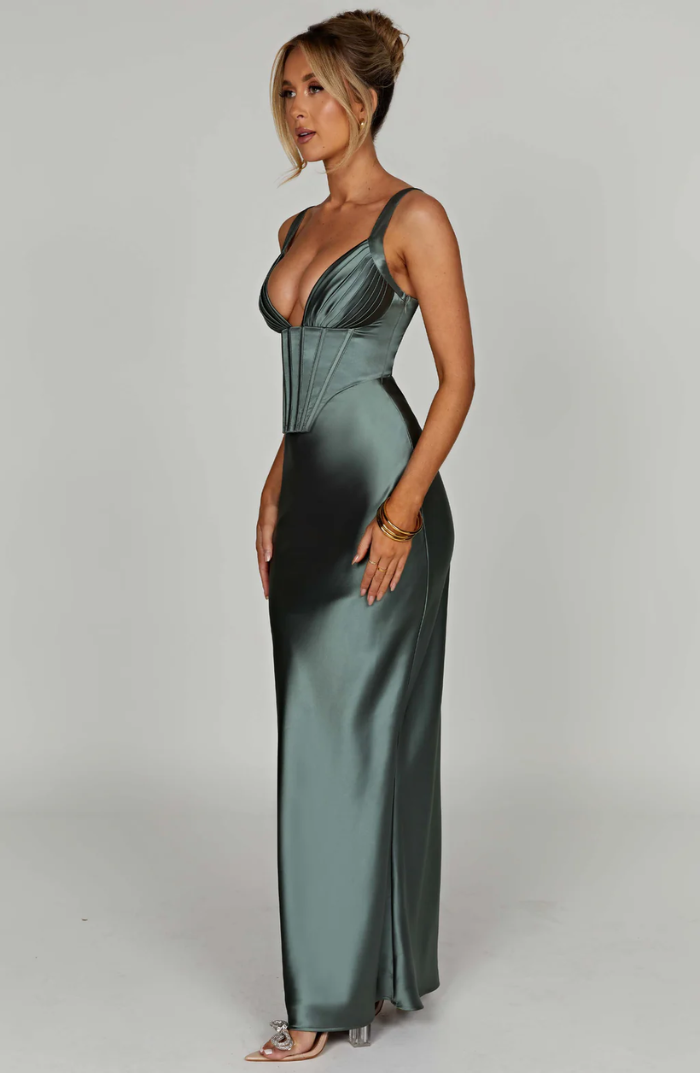 Lumivette – Sculpted elegance – Evening gown-10174863638855-Ivory Ombre