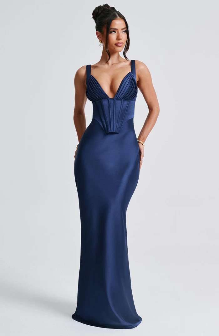 Lumivette – Sculpted elegance – Evening gown-10174863638855-Ivory Ombre