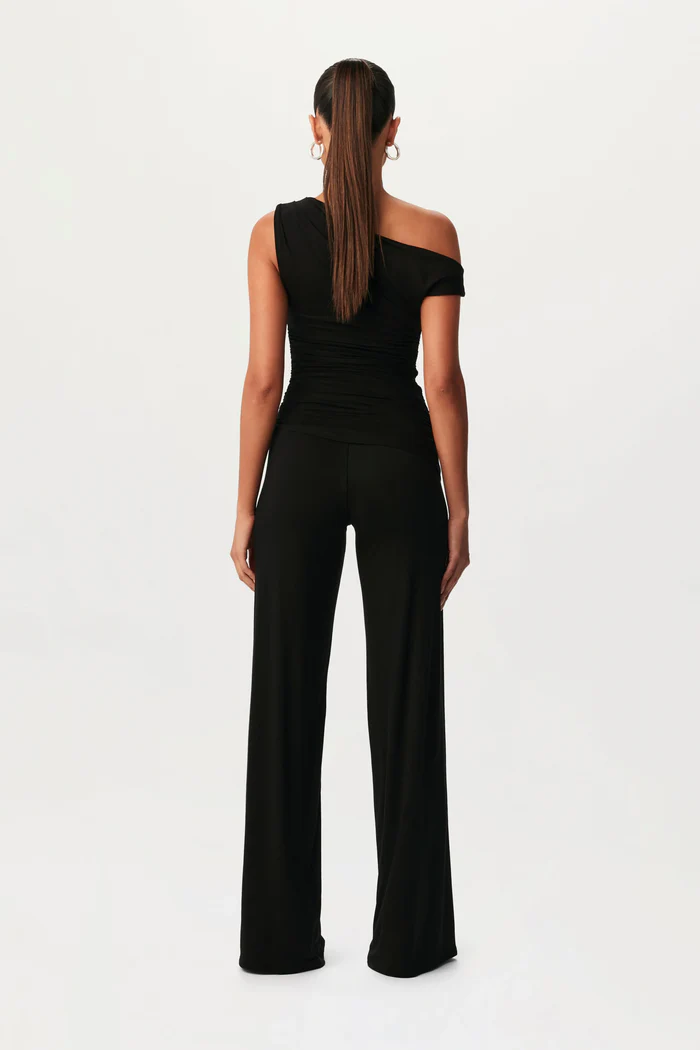Lunavia – Draped silhouette – One-shoulder jumpsuit-10174855676231-Ivory Ombre