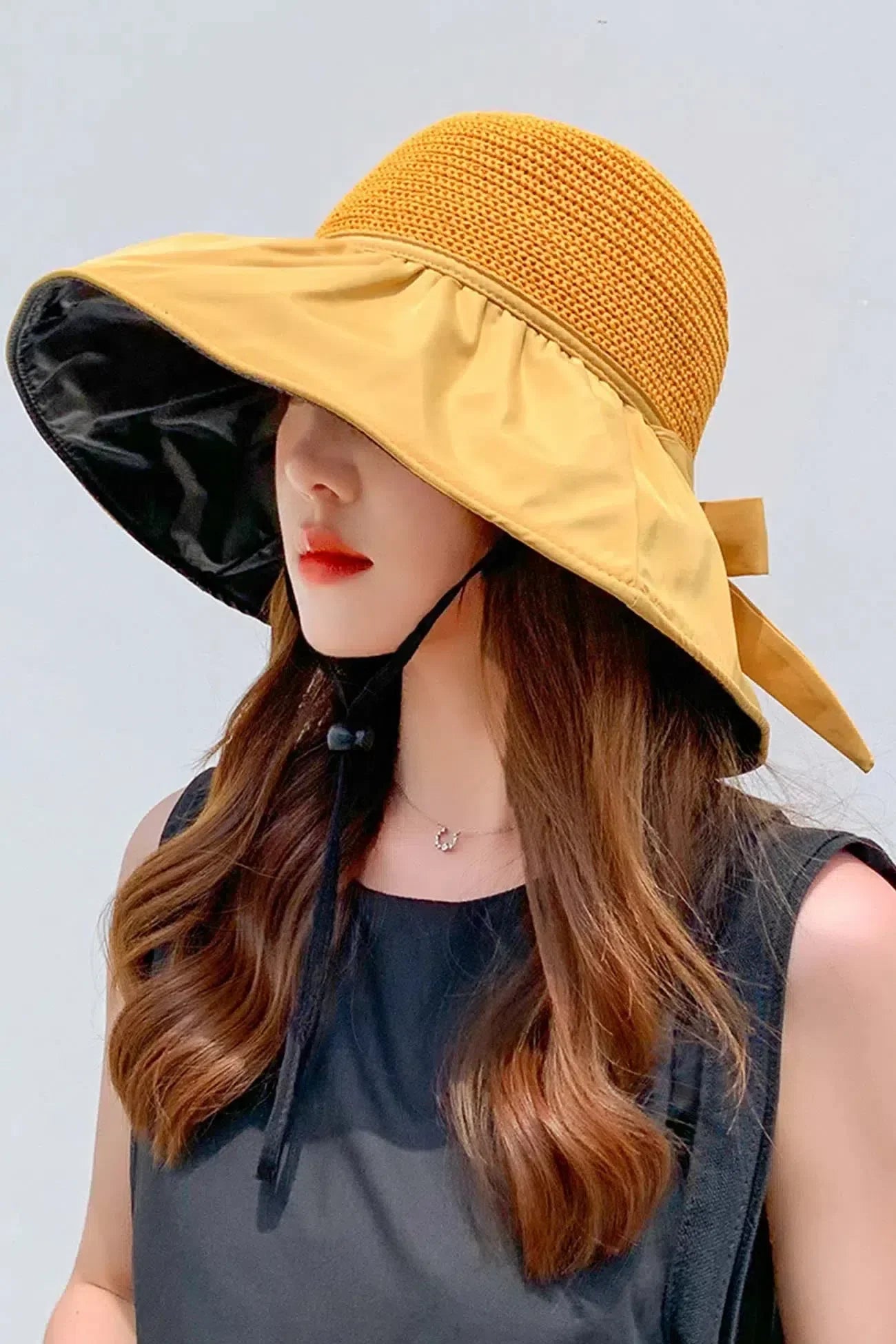 Martina – Breezy foldable – Sun hat-10174653923655-Ivory Ombre