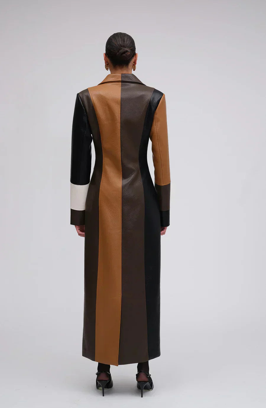 Milassi – Mosaic flair – Trench coat-10174751277383-Ivory Ombre