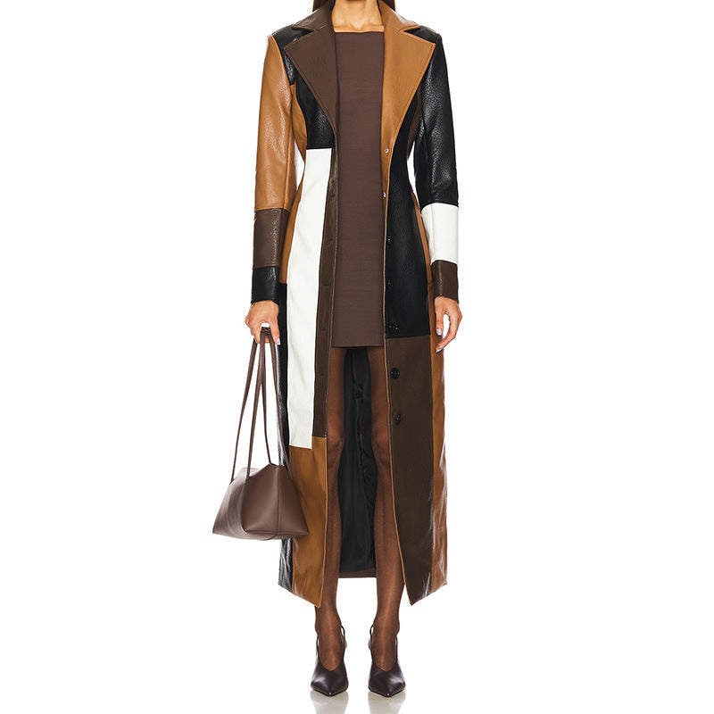 Milassi – Mosaic flair – Trench coat-10174751277383-Ivory Ombre