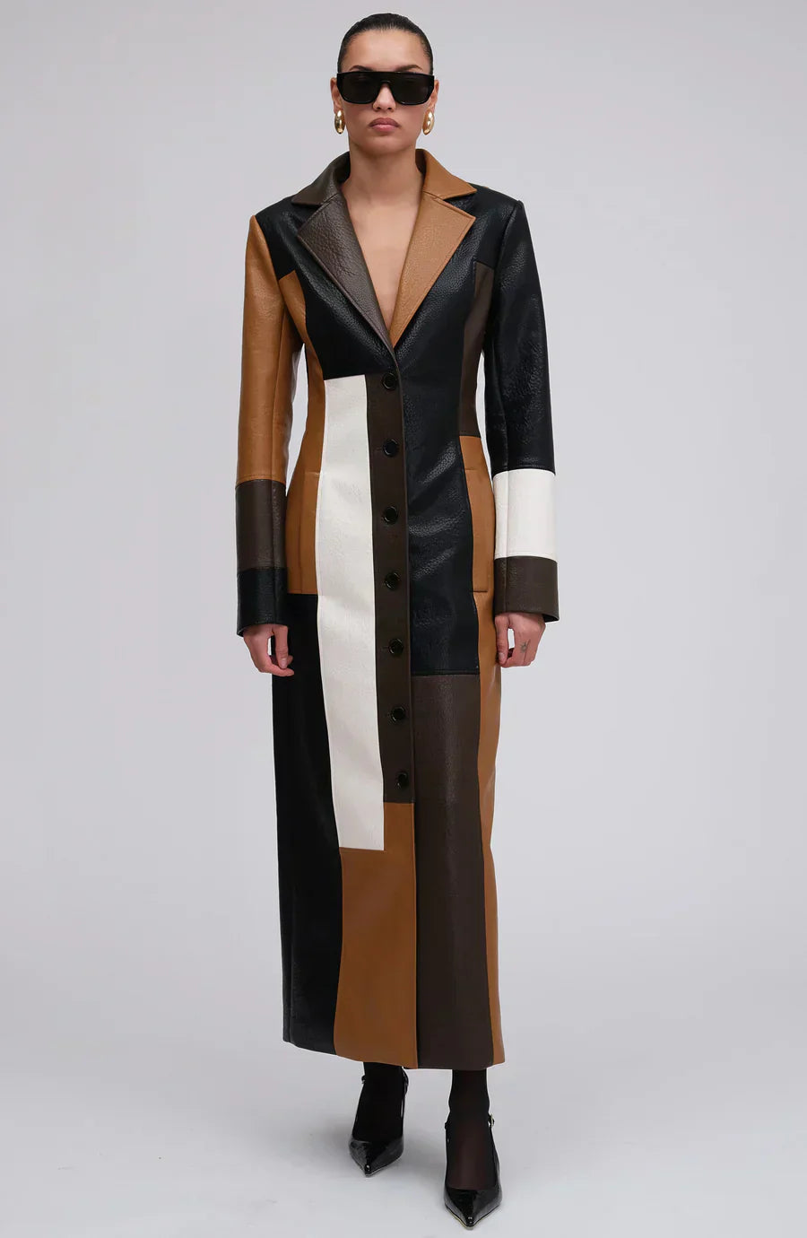 Milassi – Mosaic flair – Trench coat-10174751277383-Ivory Ombre