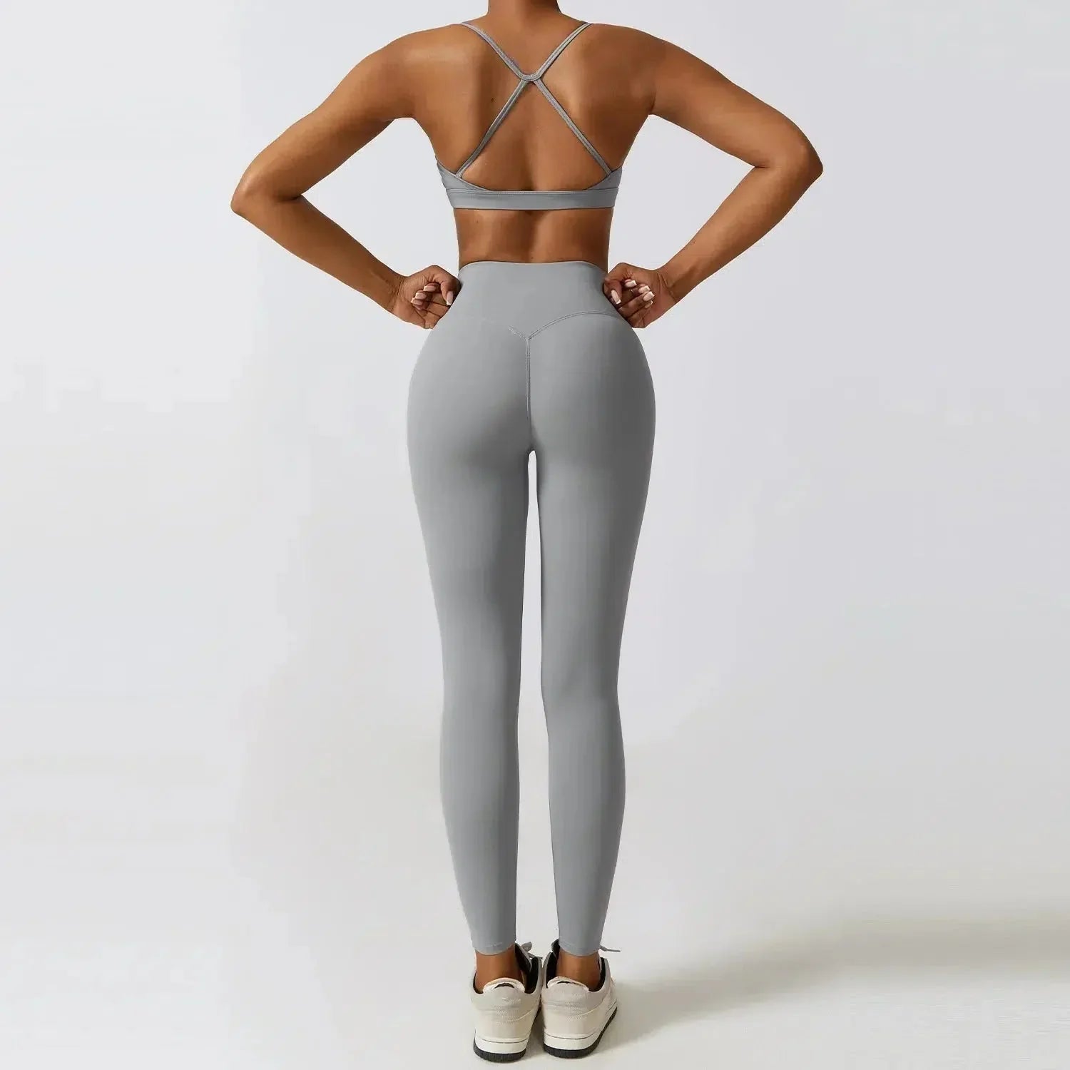 Mirella – Trendy design – Armwarmer workout set-10174860722503-Ivory Ombre