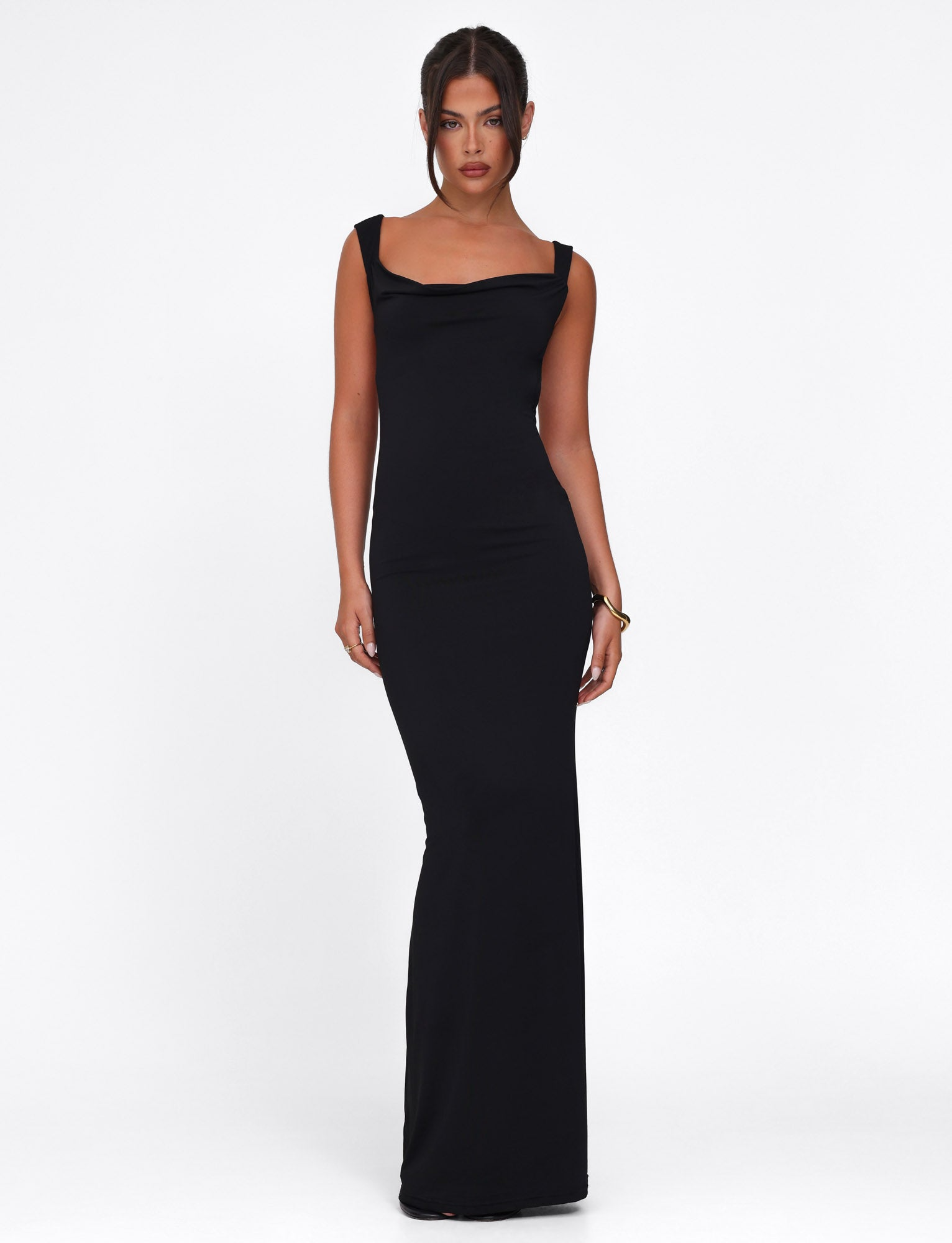 Morana – Open back silhouette – Maxi dress-10174852432199-Ivory Ombre