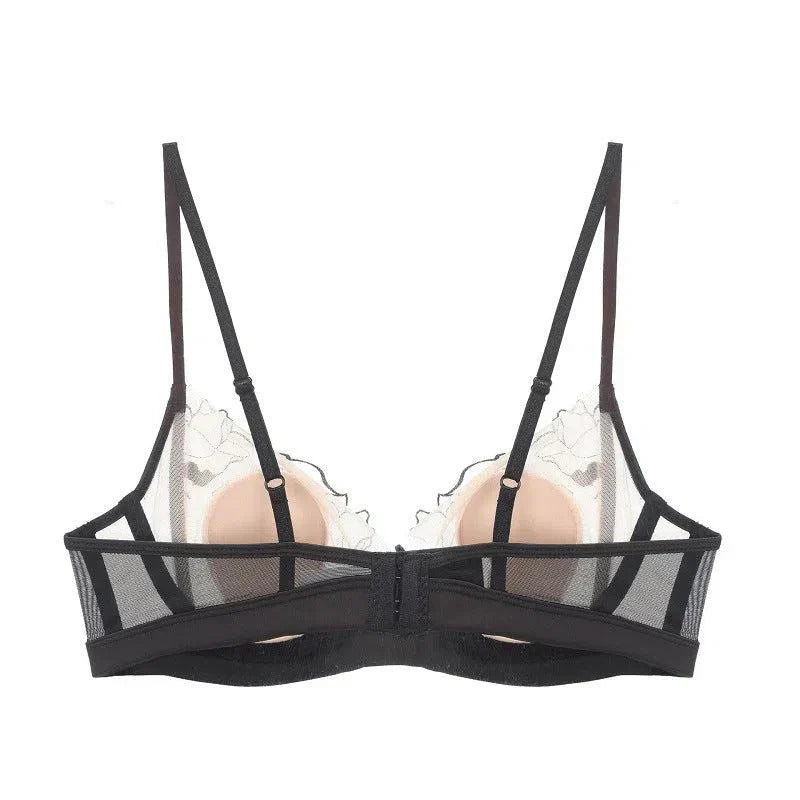 Nivara – Mesh floral – Lingerie set-10174860919111-Ivory Ombre