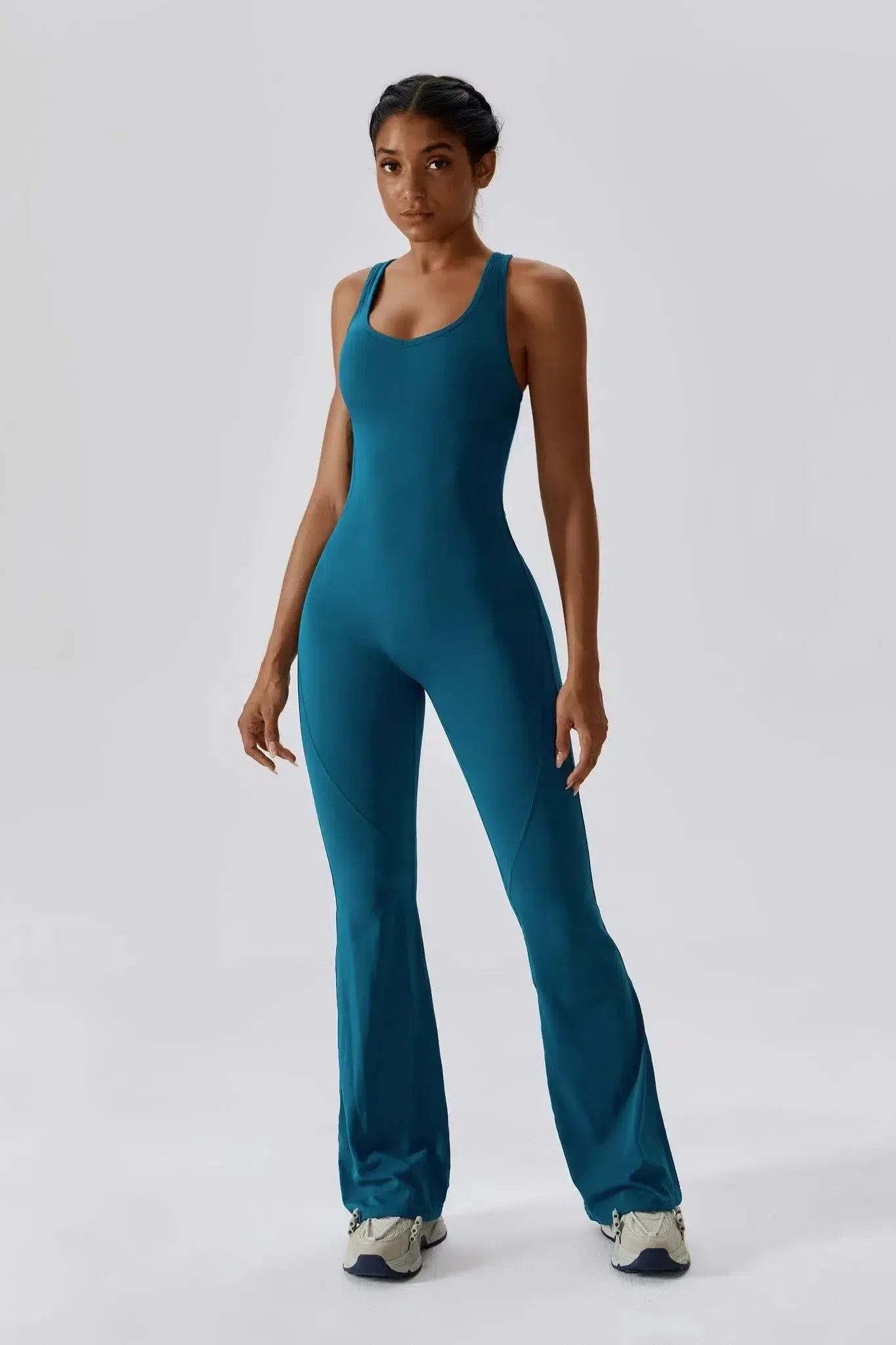 Noelia – Open-back design – Form-fitting jumpsuit-10174775460167-Ivory Ombre
