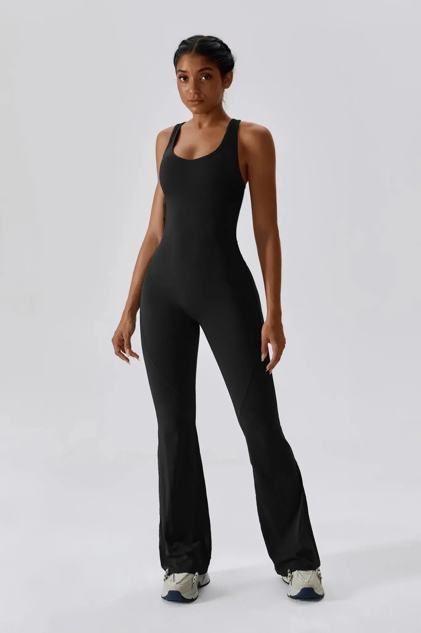 Noelia – Open-back design – Form-fitting jumpsuit-10174775460167-Ivory Ombre