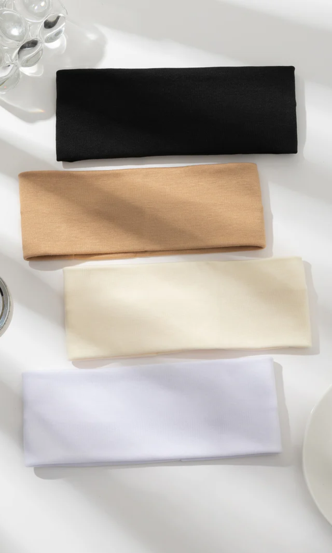 Nuvetta – Soft stretch – Headband set-10174848926023-Ivory Ombre