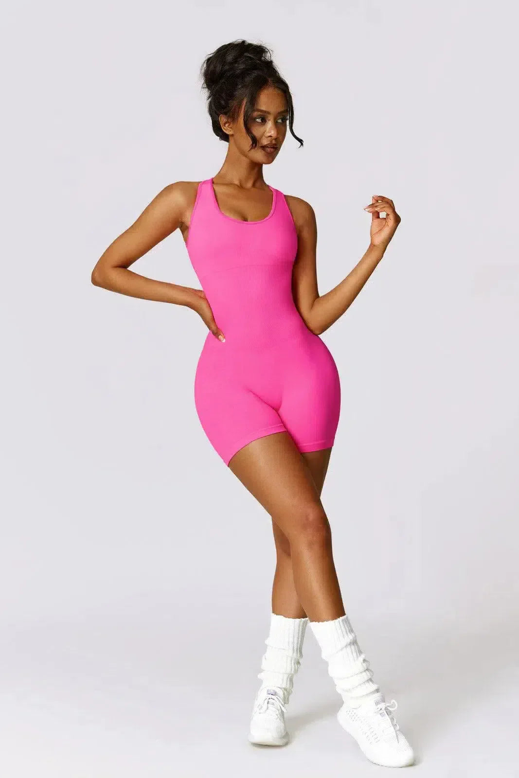 Ophelia – Hollow back – Sleeveless jumpsuit-10174775198023-Ivory Ombre