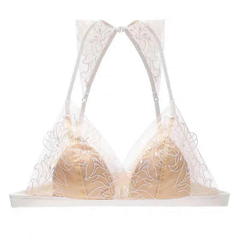 Oriana – Lace halter – Lingerie set-10174861148487-Ivory Ombre