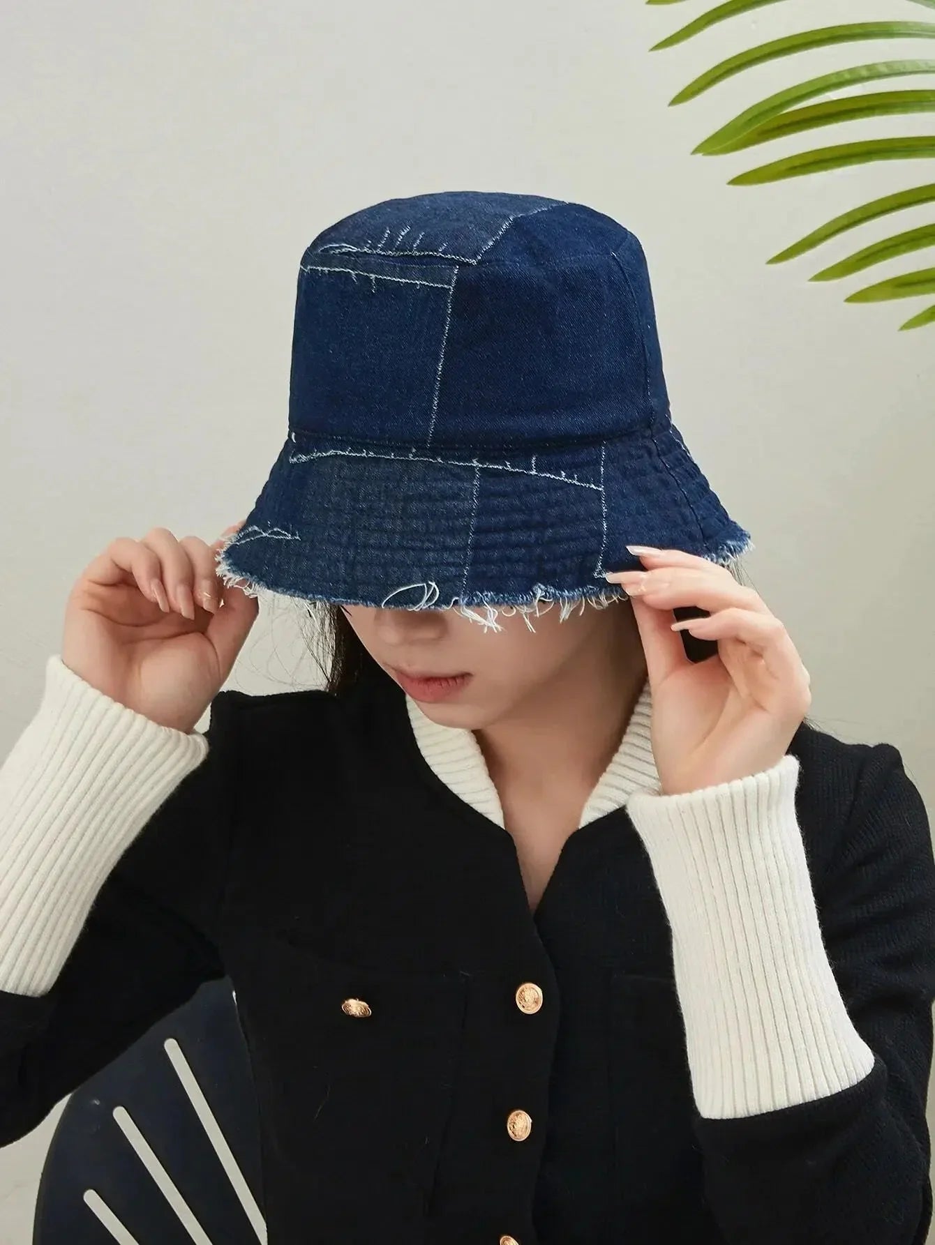 Orivette – Spliced reversible – Bucket hat-10174657724743-Ivory Ombre