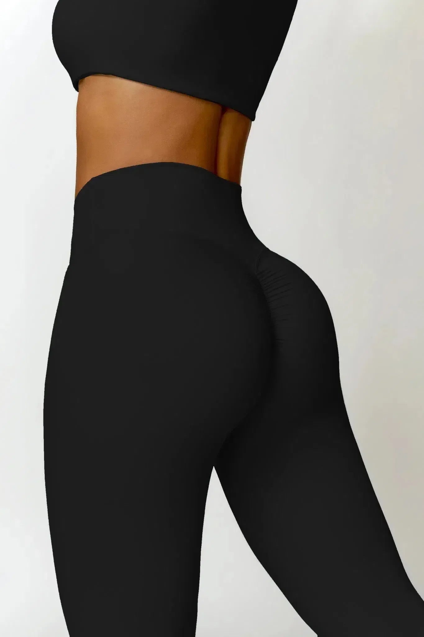 Prisca – Four-way stretch – Sculpting gym leggings-10174785487175-Ivory Ombre